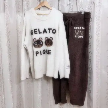 동물의 숲 젤라또피케 룸웨어 츠부마메 너굴 남성용 M