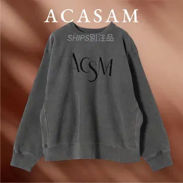 [ SHIPS 별주 ] ACASAM 데미지 크루넥 맨투맨