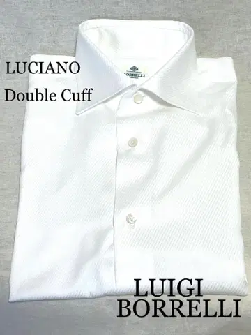 LUIGI BORRELLI LUCIANO 더블 커프스 셔츠