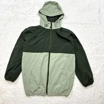 franeries 마운틴 파카 바이컬러 탁한 그린 방한 넉넉 2277