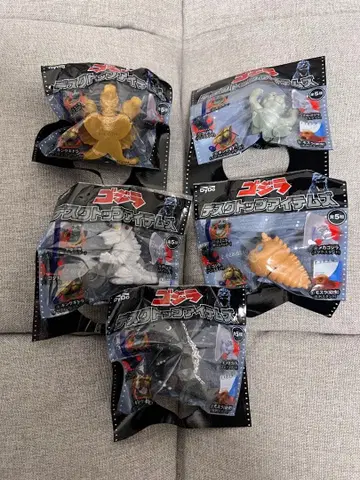 고질라 피규어 5체 세트