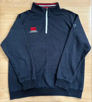 Canterbury 하프 지퍼 트레이닝복 다크 그레이 3L