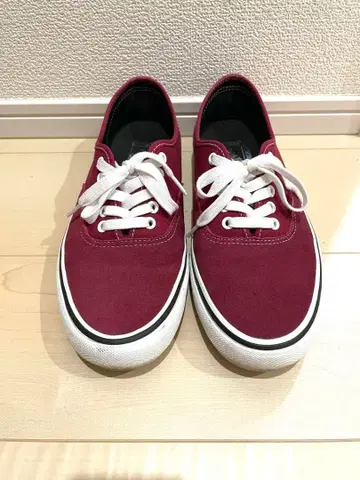 Vans 버건디 로우컷 스니커즈