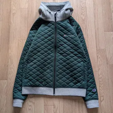챔피온 퀼팅 자켓 그린 녹색 아우터 L 남성용