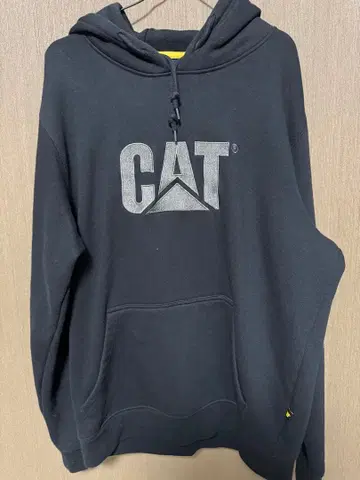 CAT CATERPILLAR 자수 로고 풀오버 후드 맨투맨 XL