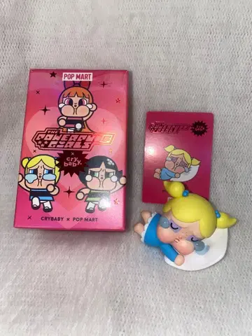 [ 당일 발송 ] POPMART 크라이 베이비 파워퍼프걸 피규어