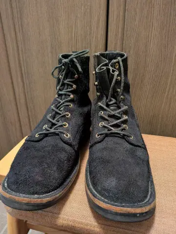 그리즐리 부츠 블랙 스웨이드 9D