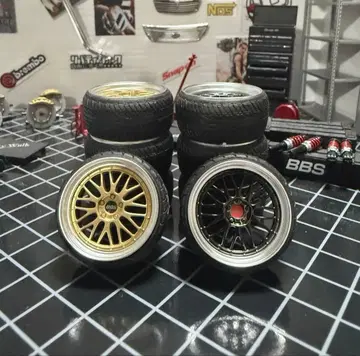 아오시마 BBS LM 20인치 휠 세트 블랙&골드