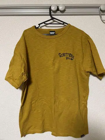 Schott 머스타드 T셔츠