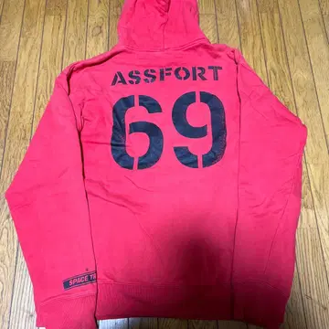 당시물 ASSFORT 후드티 hardcore punk 재팬코어