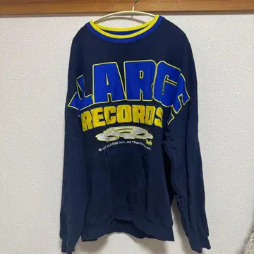 XLARGE 로고 네이비 맨투맨