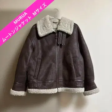 MURUA 무스탕 자켓 브라운