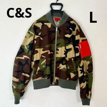 C&S 블루종 자켓 아우터 카모플라쥬 카모플라주 ROUND ABOUT
