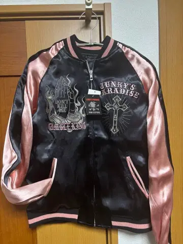 JUNKY'S PARADISE 스카잔 블랙 x 핑크