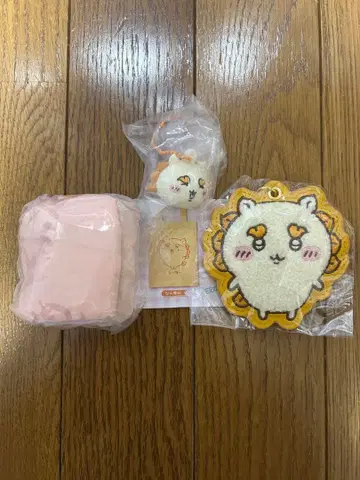 치이카와 시사 사가라 자수 키링 컬러풀 토트 립캡