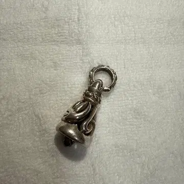 실버 925 종 모양 펜던트 약 3.5cm