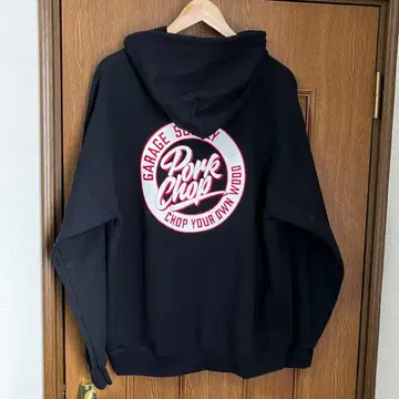 PORKCHOP 후드티 서클 로고