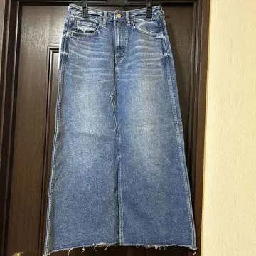 Healthy denim 데님 스커트 언타이틀 롱 스커트
