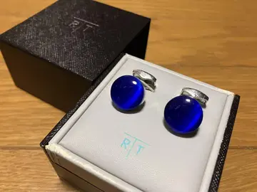 타테오시안 커프링크스 블루 TATEOSSIAN 커프스