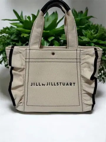 JILL by JILLSTUART 프릴 토트 화이트 소