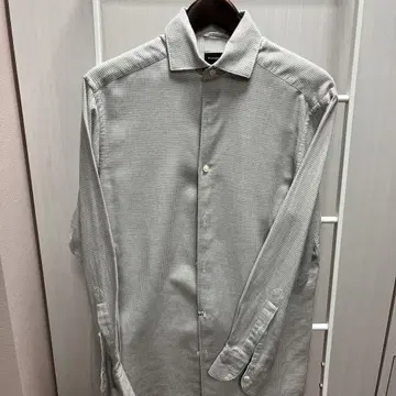 Ermenegildo Zegna 체크 무늬 긴팔 셔츠