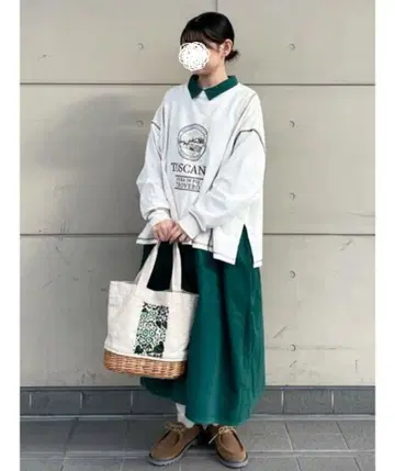 사만사 모스모스 코듀로이 셔츠 원피스