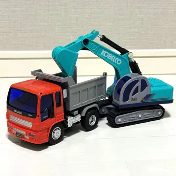 [토이코] 미니 덤프 & 셔블 KOBELCO ISUZU GIGA