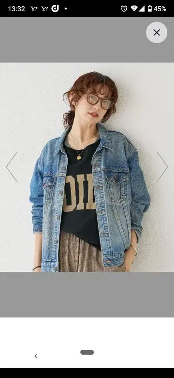 [ 새상품 ] RAVE DROIT 데님 자켓