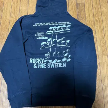 당시 ROCKY & the SWEDEN 후드티 hardcore punk