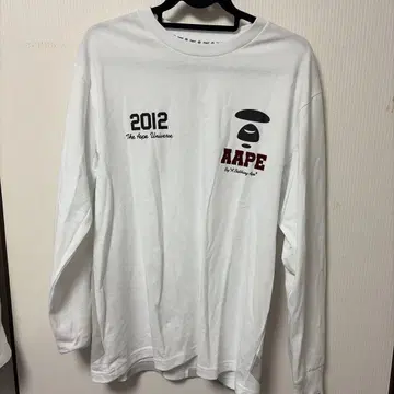 Aape 긴팔 셔츠 XL 화이트