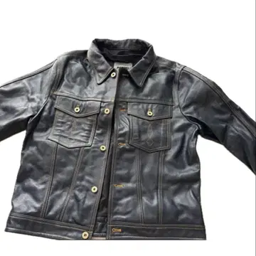 가죽 자켓 데님 자켓 소가죽