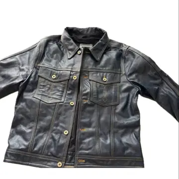 가죽 자켓 데님 자켓 소가죽