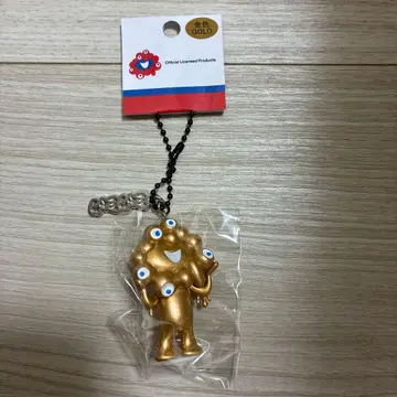 EXPO 2025 미야쿠미야쿠 입체 PVC 키링 골드 컬러