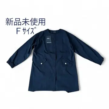 노카라 코트 발수 가공 블랙 FREE 사이즈