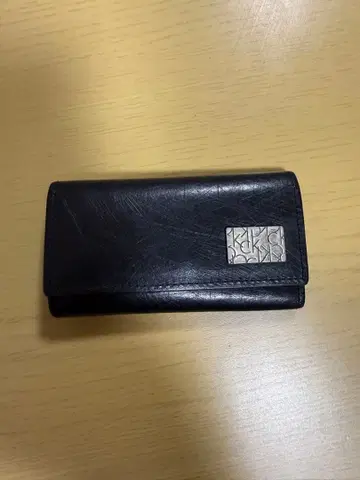 CK 블랙 가죽 키케이스