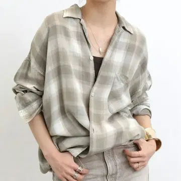 [ REMI RELIEF/레미 릴리프 ] CHECK 2WAY SHIRT