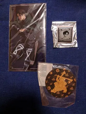 진격의 거인 리바이 배지 코스터 파일