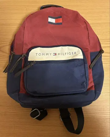 TOMMY HILFIGER 럭색 백팩 레드/네이비