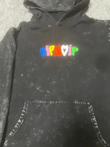 RIPNDIP 유니콘 후드티 블랙