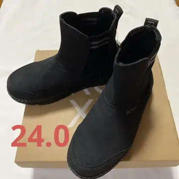 ROXY 블랙 사이드 고어 부츠
