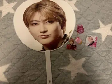 초특급 EBiDAN 유키 에비라이 부채 아크릴 키링 응원봉 세트