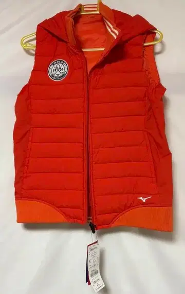 미즈노 블레스서모 라이트 무게 다운 베스트 [여성용] 스파이시 오렌지