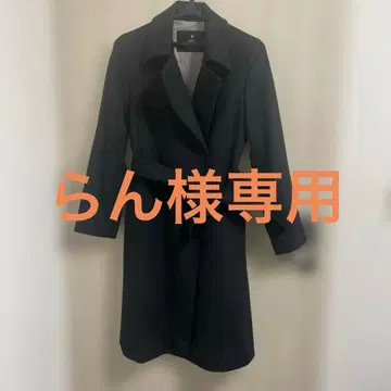 INED 롱 코트 캐시미어 100%