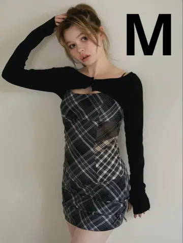 ANDMARY 아이네 세트 미니 드레스 체크 M 완판템