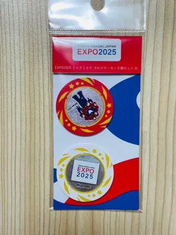 [ 미사용 ] 미야쿠미야쿠 골프 마커 2개 세트