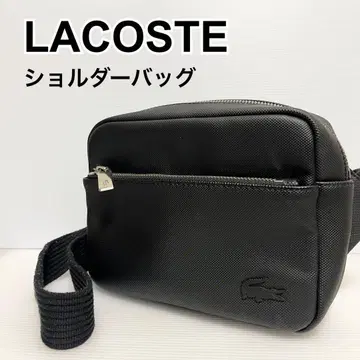 라코스테 LACOSTE 숄더백 블랙 지퍼