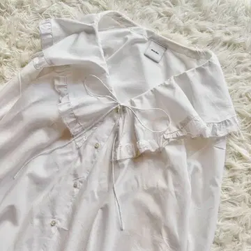 [ 새상품급 ] Spick&Span 프릴 셔츠 블라우스 세일러 카라