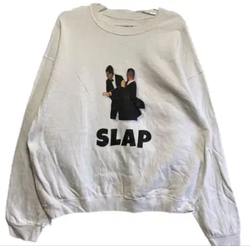 SLAP 프린트 부착 스웨트 셔츠 XL