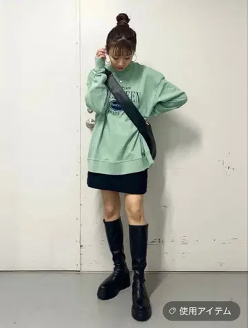 USA 기모 로고 LS
