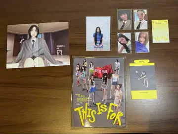 TWICE 채영 친필 사인 엽서 & THIS IS FOR 앨범